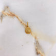 Dije Virgen Milagrosa 0.7gr / 1.5cm / Troquelado Diamantado Oro Amarillo &