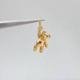 Dije Oso 1.8gr / 2.5cm / Circones Fucsia Negro Oro Amarillo &