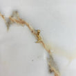 Dije Luna 0.4gr / 1.5cm / Circones Blancos Oro Amarillo &