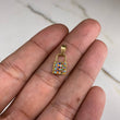 Dije Candado 1gr / 1.5cm / Circones Colores Oro Amarillo &