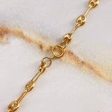 Pulso Bebé GC 1.6gr / 16cm / Placa Ovalada Relieve  Oro Amarillo &