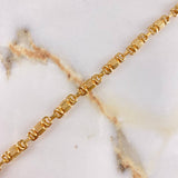 Pulso Rustico  4.8gr / 21cm / Barril Escamado  Oro Amarillo &