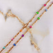 Cadena Rustica Mediterrania  25.25gr / 60cm / 2.2mm Cauchos  Oro Rosa &