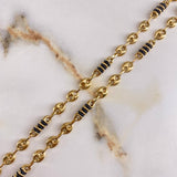 Cadena GC 11.5gr / 55cm / 5.35mm Barril Cauchos Oro Amarillo $