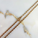 Cadena Rustico   33.05gr / 50cm / Barril Ancla Oro Rosa &