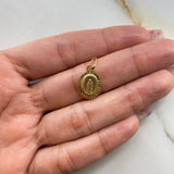 Dije Virgen de Guadalupe 1.35gr / 2cm / Diamantada Oro Amarillo &