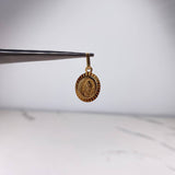 Dije Virgen de Guadalupe 1.35gr / 2cm / Diamantada Oro Amarillo &