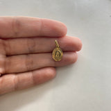 Dije Virgen de Guadalupe 0.75gr / 1.5cm / Diamantada Oro Amarillo &