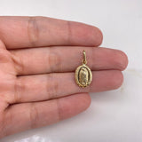 Dije Virgen de Guadalupe 0.7gr / 1.5cm / Troquelado Oro Amarillo &