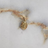 Dije Virgen de Guadalupe 0.55gr / 1.5cm / Diamantada Oro Amarillo &