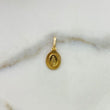 Dije Virgen de Guadalupe 0.6gr / 1.5cm / Diamantada Oro Amarillo &