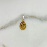 Dije Virgen de Guadalupe 0.6gr / 1.5cm / Diamantada Oro Amarillo &