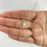 Dije Virgen de Guadalupe 0.45gr / 2cm / Diamantado Oro Amarillo &