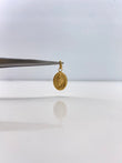 Dije Virgen de Guadalupe 0.6gr / 2cm / Troquelado Oro Amarillo &