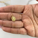 Dije Virgen de Guadalupe 0.6gr / 2cm / Troquelado Oro Amarillo &