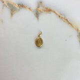 Dije Virgen de Guadalupe 0.6gr / 2cm / Troquelado Oro Amarillo &