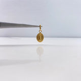 Dije Virgen de Guadalupe 0.65gr / 1.5cm / Troquelado Oro Amarillo &