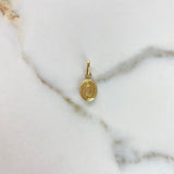 Dije Virgen de Guadalupe 0.65gr / 1.5cm / Troquelado Oro Amarillo &
