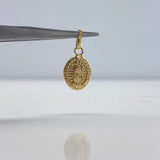 Dije Virgen de Guadalupe 0.7gr / 1.5cm / Troquelado Oro Amarillo &