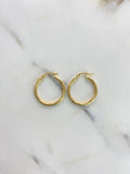 Candongas Kris 1.8gr / 2.5cm / Entorchadas Oro Amarillo &