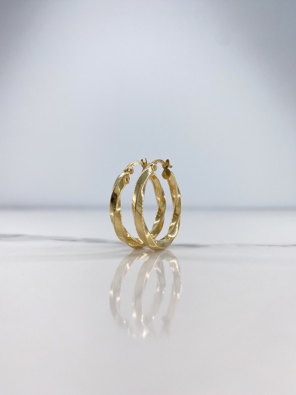 Candongas Kari 2.15gr / 2.5cm / Oro Amarillo &
