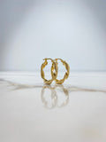 Candongas Valen 2.2gr / 2cm / Espiral Rayadas Oro Amarillo &