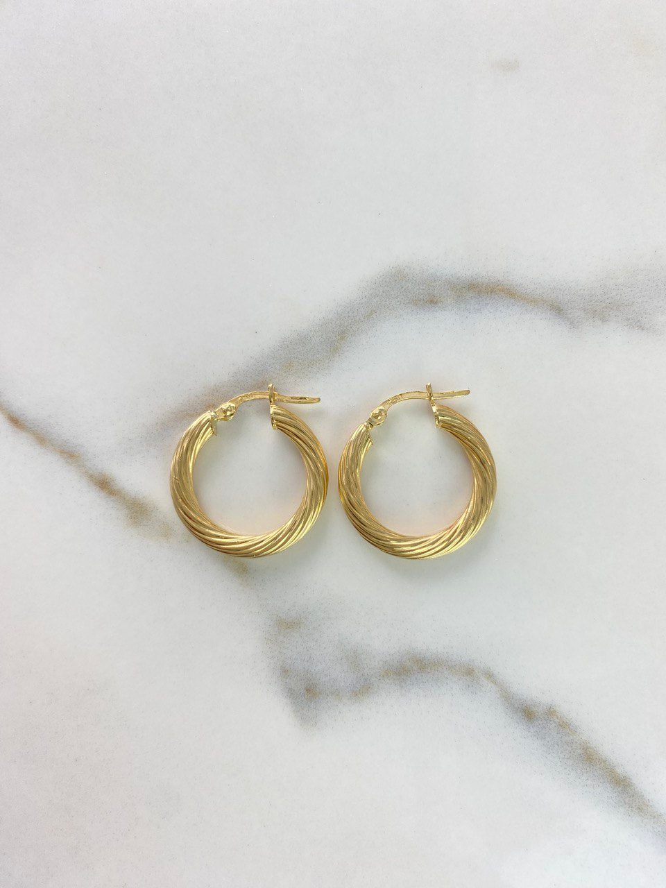 Candongas Sofi 2.15gr / 2cm / Espiral Oro Amarillo &
