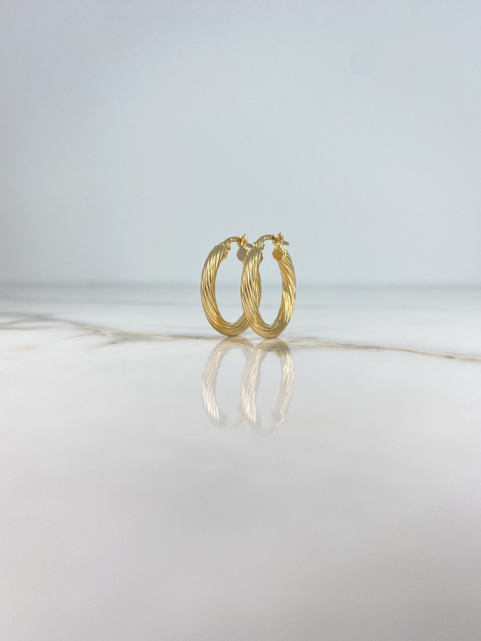 Candongas Sofi 2.15gr / 2cm / Espiral Oro Amarillo &
