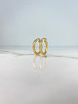 Candongas Sofi 2.15gr / 2cm / Espiral Oro Amarillo &