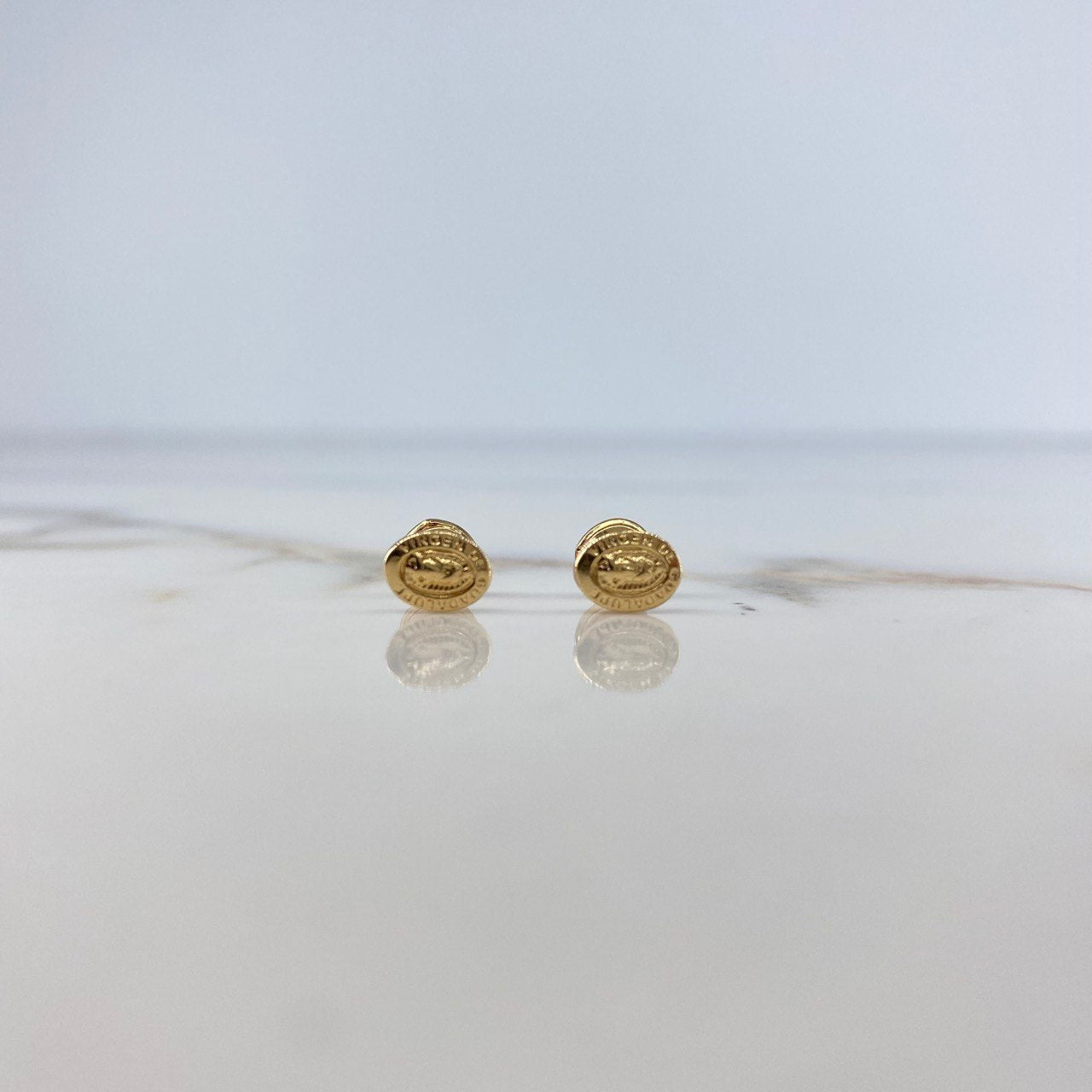 Topos Virgen de Guadalupe 0.6gr / Troquelado Oro Amarillo &