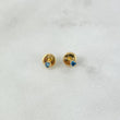 Topos 0.45gr / Diamantes Azules 8pts Oro Amarillo (Joya) *