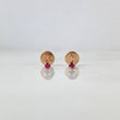 Topos 0.5gr / Rubies 8pts Oro Rosa (Joya) ©
