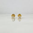 Topos 0.75gr / Diamantes 25pts Oro Amarillo (Joya) *