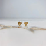 Topos Estrella 0.45gr / Liso Oro Amarillo &