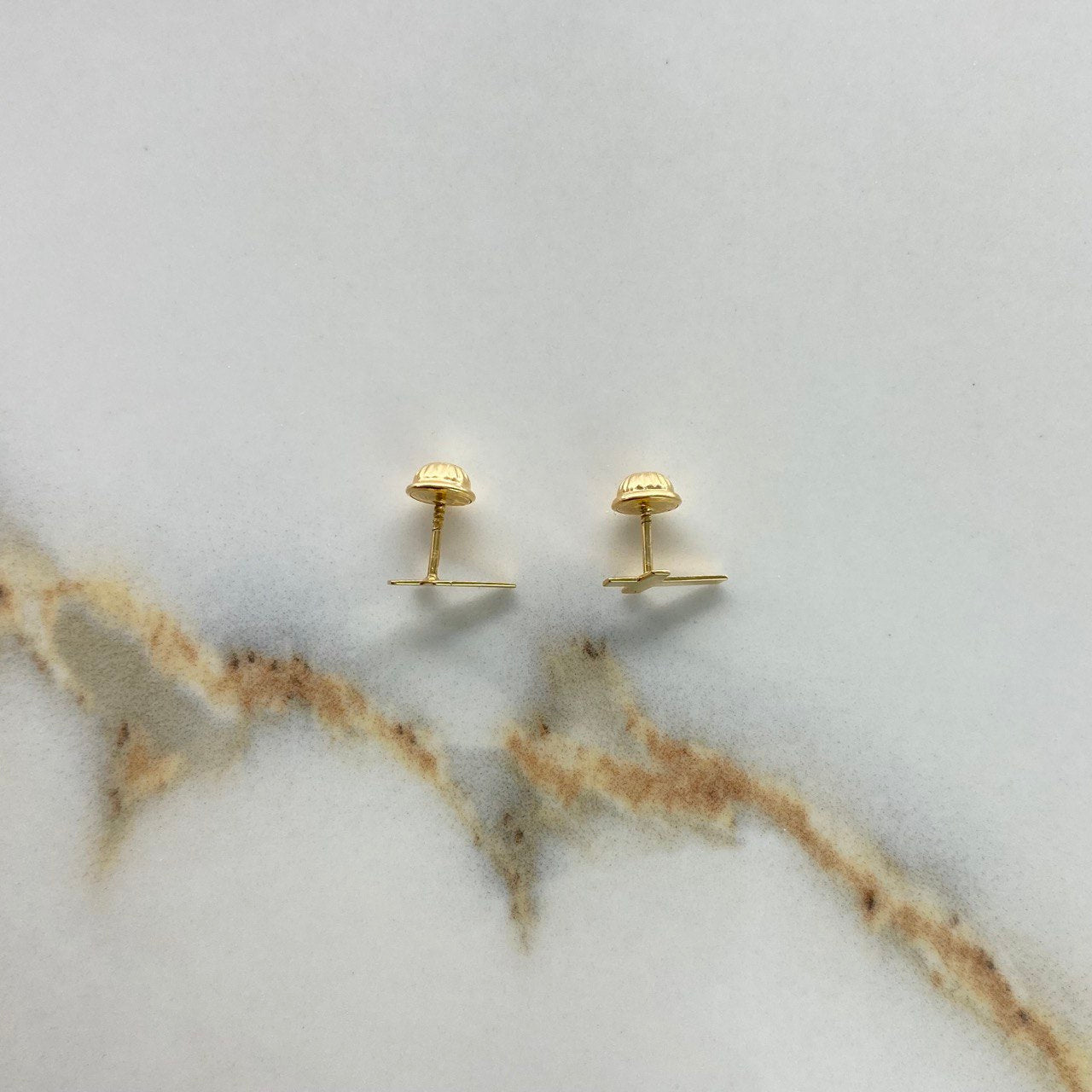 Topos Cruz 0.65gr / Liso Oro Amarillo &