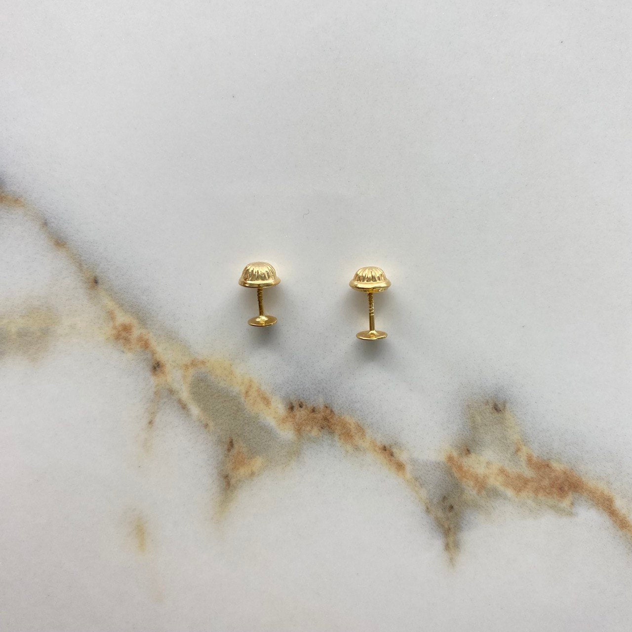 Topos Circulo 0.45gr / Liso Oro Amarillo &
