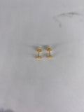 Topos Bicicleta 0.65gr / Circones Blancos Oro Amarillo &
