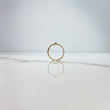 Anillo Solitario 1.15gr / T5 3/4 / Circon Blanco Oro Amarillo &