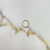 Anillo Solitario 1.15gr / T5 3/4 / Circon Blanco Oro Amarillo &