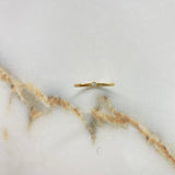 Anillo Solitario 1.15gr / T5 3/4 / Circon Blanco Oro Amarillo &