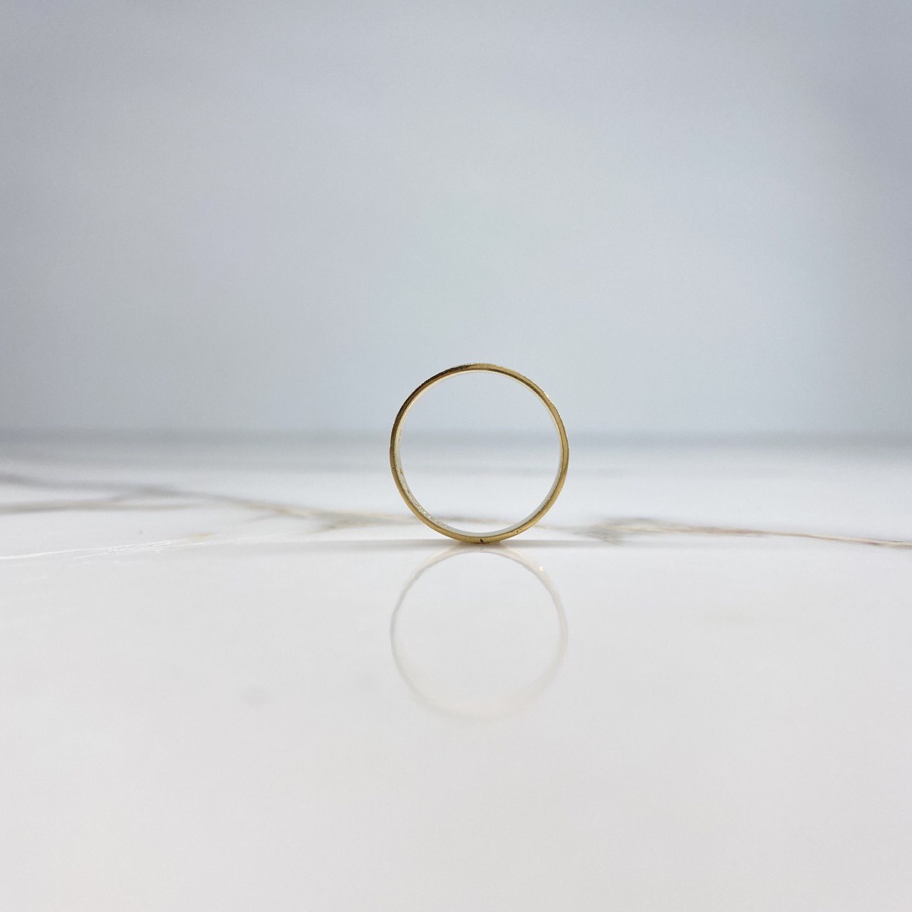 Anillo Tornillo 2.7gr / T6 1/4 / Liso Oro Amarillo &