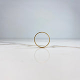 Anillo Tornillo 2.7gr / T6 1/4 / Liso Oro Amarillo &