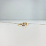 Anillo 15s Tacon 1.2gr / T6 1/2 / Circones Blancos Fucsia Dos Oros Amarillo Blanco &