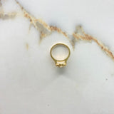 Anillo BV 4.6gr / T5 1/4 / Diamante 50pts Oro Amarillo (Joya) $