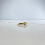 Anillo BV 3.68gr / T6 1/2 / Diamante 60pts Oro Amarillo (Joya Oferta) &