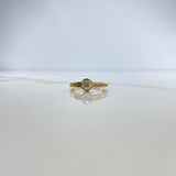 Anillo BV 3.68gr / T6 1/2 / Diamante 60pts Oro Amarillo (Joya Oferta) &