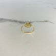 Anillo Emoji 1.4gr / T7 1/4 / Circones Negros Oro Amarillo &