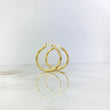 Candongas Mary 3.35gr / 3.4cm / Entorchadas Oro Amarillo
