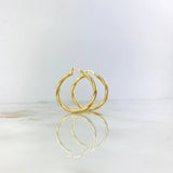 Candongas Mary 3.95gr / 3.4cm / Entorchadas Oro Amarillo