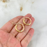Candongas Lady 2.4gr / 2.2cm / Media Trenza Tres Oros
